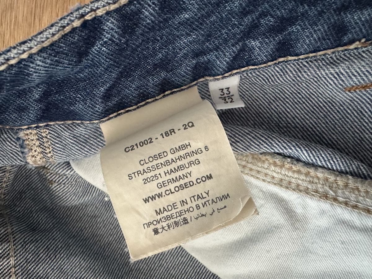 Closed Jeans: CLOSED Jeans Pedal Pusher 33/32 – Usato da Basel venduto da snowkati 2