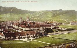 EINSIEDELN Das Kloster von der Rückseite