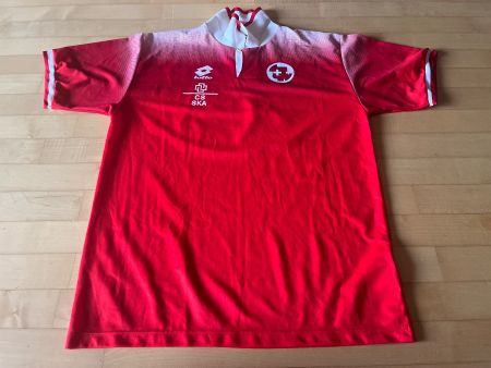 Schweiz Suisse Nati Vintage Trikot EM 1996 Lotto WM 2026