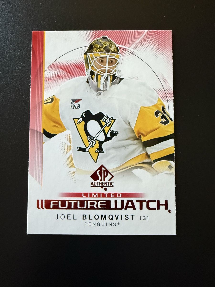 NHL Cartes à collectionner: Joel Blomqvist - Pittsburgh Penguins  – Neuf avec emballage d'origine à Réchy par Leeroy1998