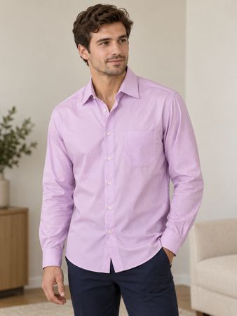Herren Hemd Hugo Boss Slim Fit lila Grösse 39 