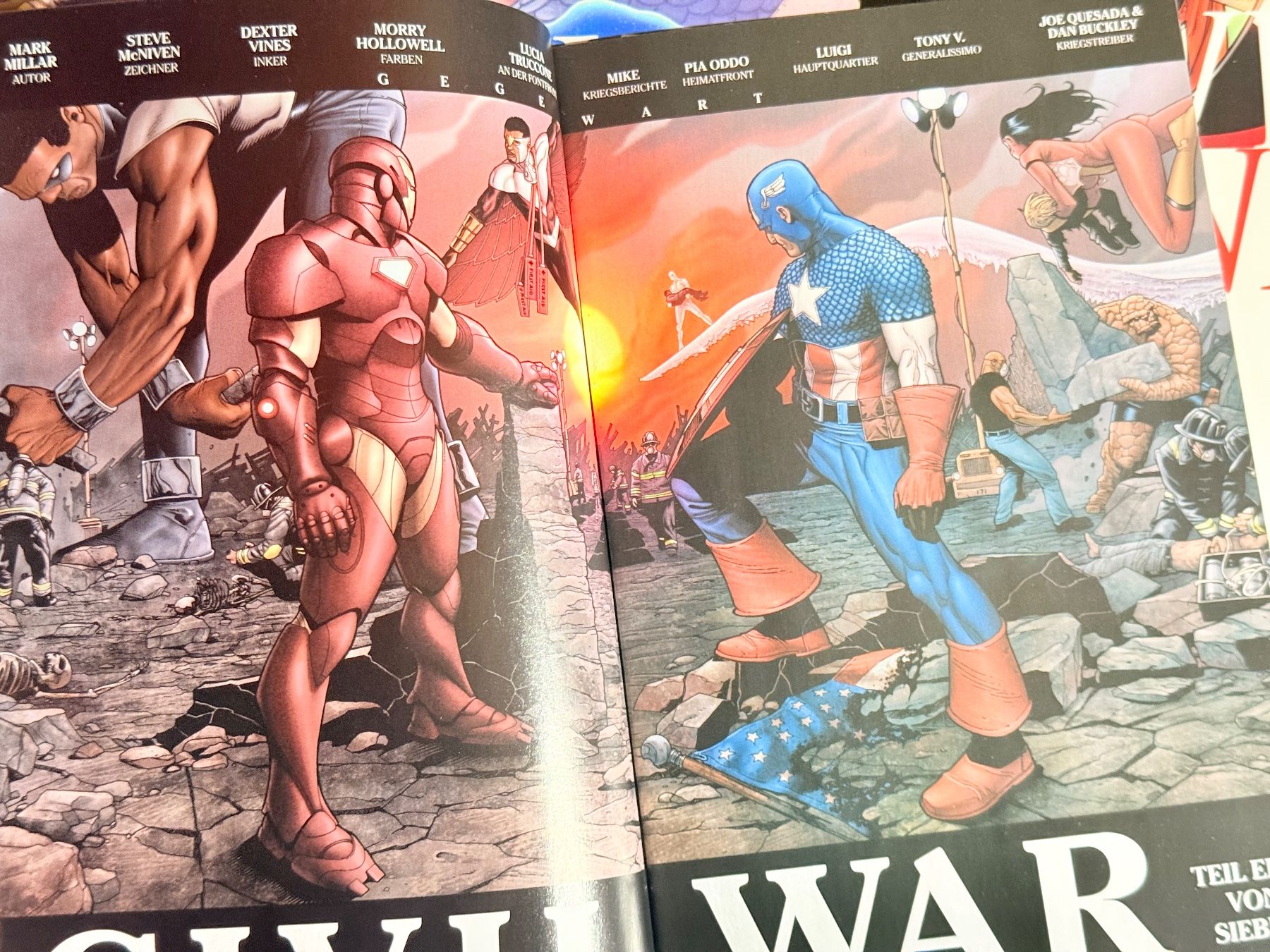 Fumetti: MARVEL Comics: CIVIL WAR row. New. – Nuovo (secondo la descrizione) da Zuerich venduto da SonderArt-Wertgut 2