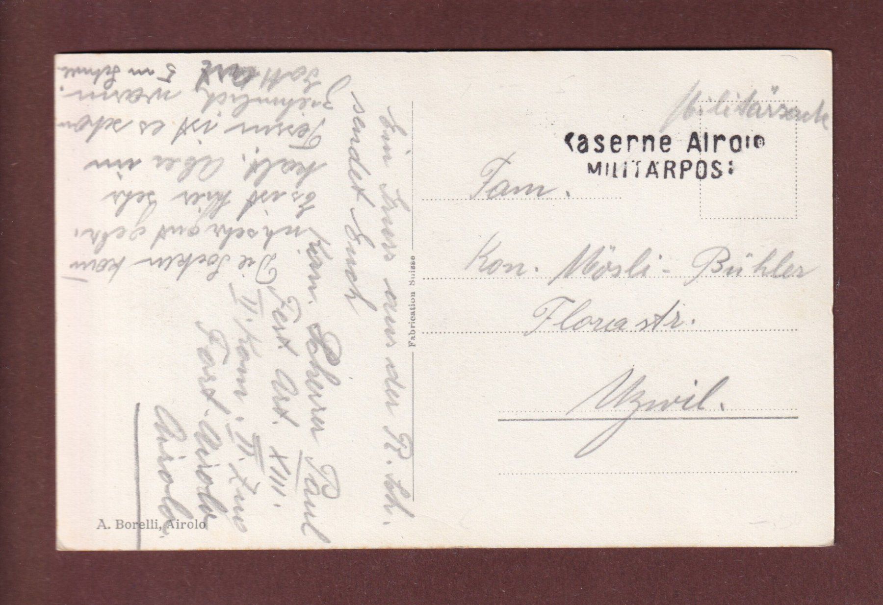 Cartoline postali: SAN GOTTARDO - Feldpost – Usato da Pully venduto da nicecards-shop 1