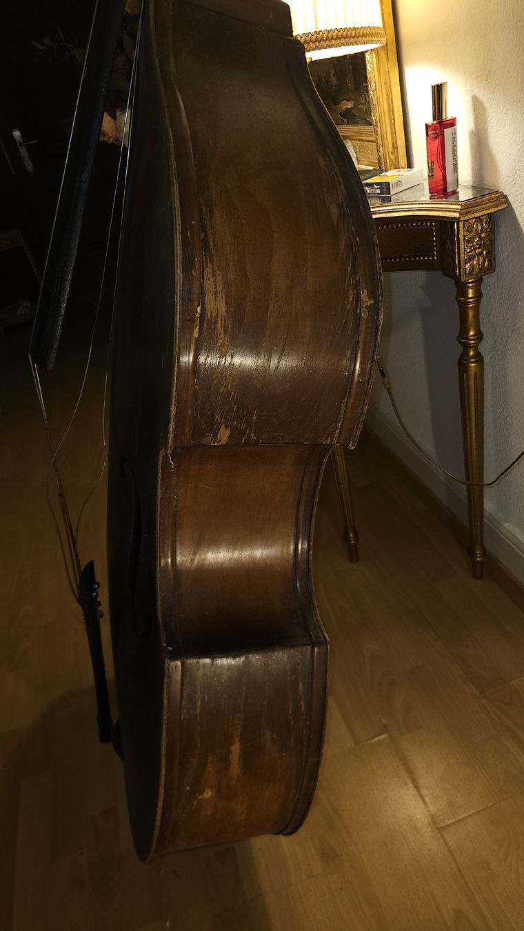 Strumenti musicali: Kontrabass Karl Basler Baumgartner gebraucht mit Bogen – Usato da Rickenbach b. Wil venduto da nic_8ljr 8