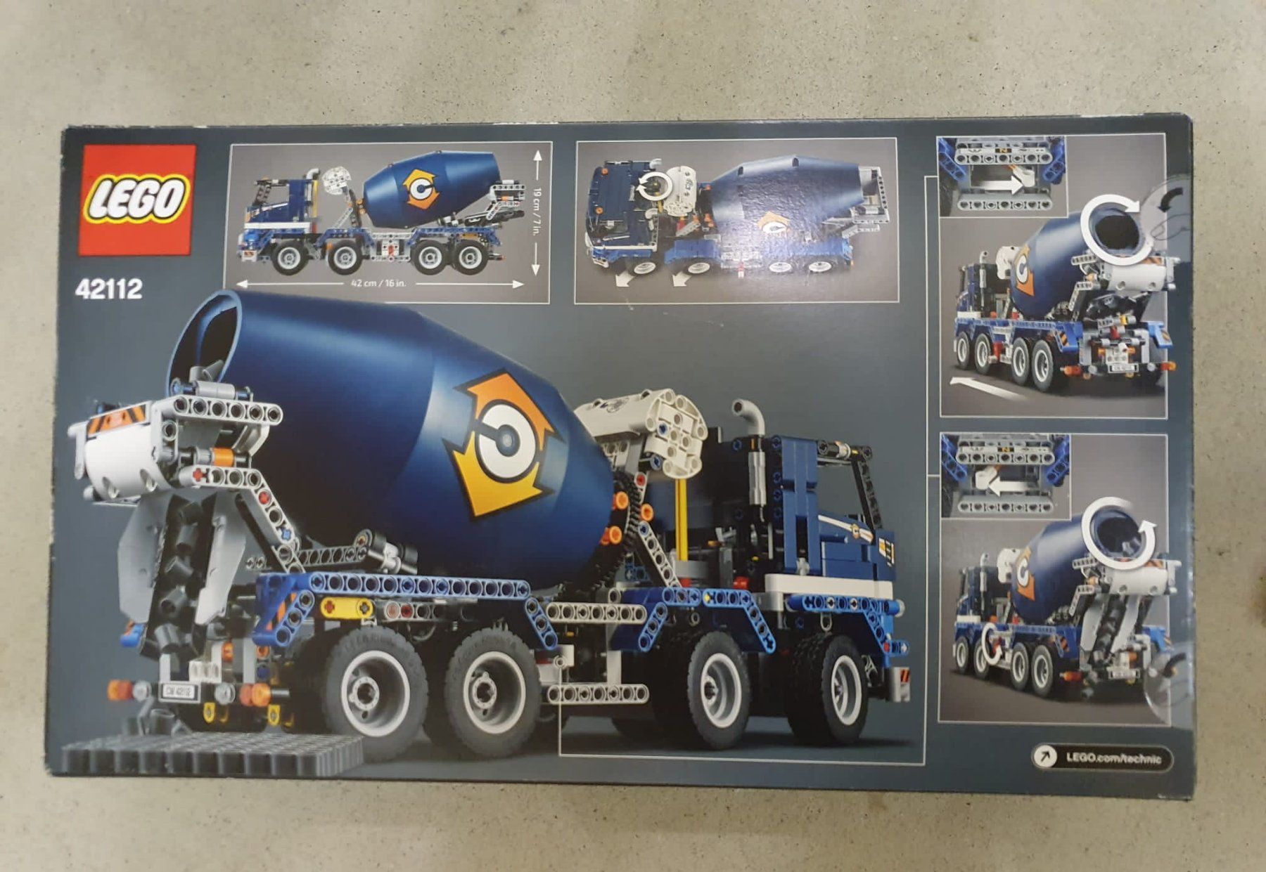 Lego Kit di costruzioni: NEU Lego Technik 42112 Betonmischer – Nuovo e nell'imballaggio originale da Zürich venduto da efloodd 1