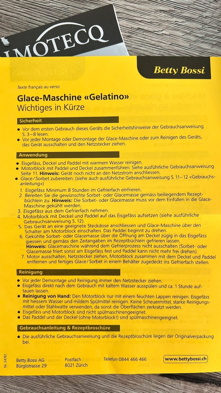 Fust Elettrodomestici da cucina: Glacemaschine – Usato da Lyss venduto da Daniela740 9