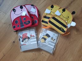 NEU - Bienen Marienkäfer Rucksack Waschlappen - NEU