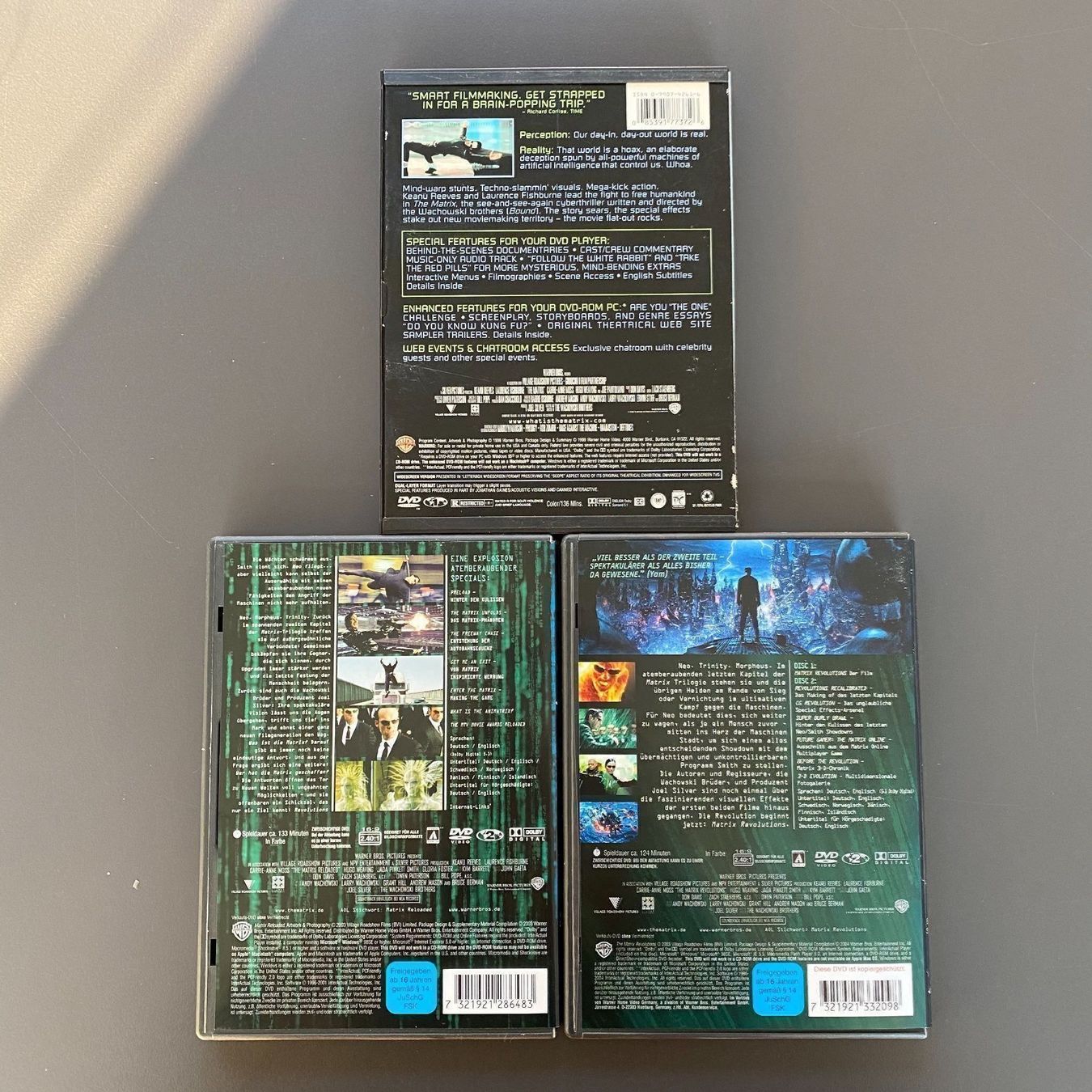 Tutti i DVDs: Matrix complete dvd collection – Usato da Gipf-Oberfrick venduto da SecondHandMisc 1