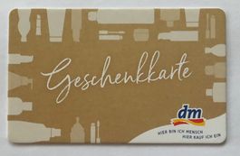 DM Geschenkkarten   ohne Guthaben und für Sammler gedacht.