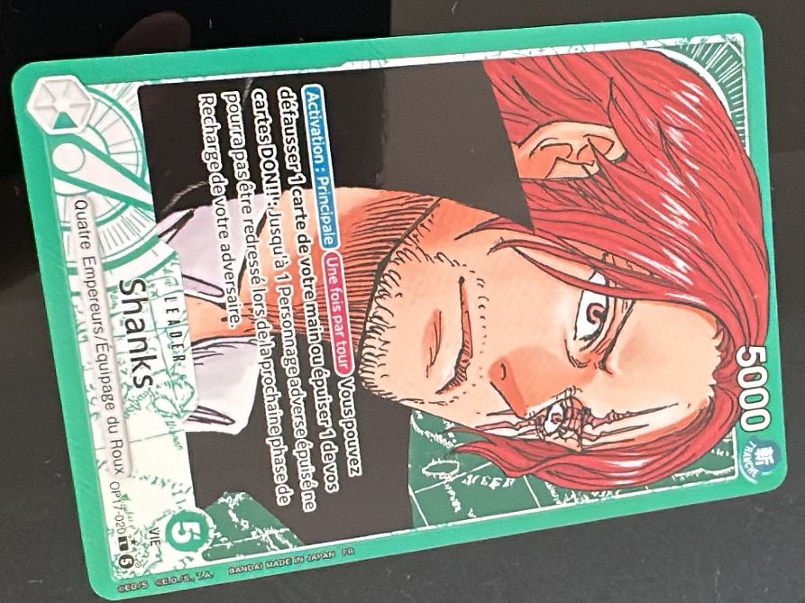 Bandai Carte collezionabili: Shanks OP17 One piece – Nuovo (secondo la descrizione) da Marin-Epagnier venduto da tia_hv7f