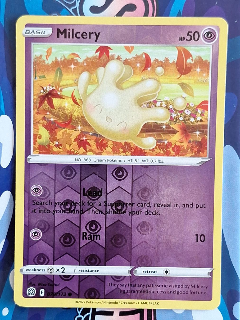 Pokémon Sammelbilder & Trading cards: Milcery - Reverse Holo Brilliant Stars - #2Ord – Gebraucht aus Altstätten SG von GGsGameshop