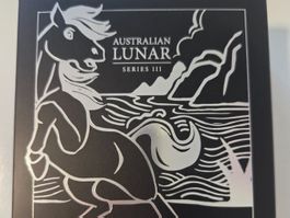 Perth Mint Lunar 3 Horse 2026 1oz Silber Proof-nur 5000 St.