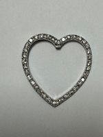 Collier Anhänger Silber rhodiniert mit Zirkonia / UVP 150.-