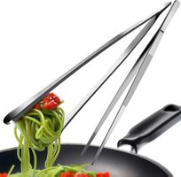 Sternekoch 30cm Kochpinzette 2 Stück Kochpinzette Edelstahl