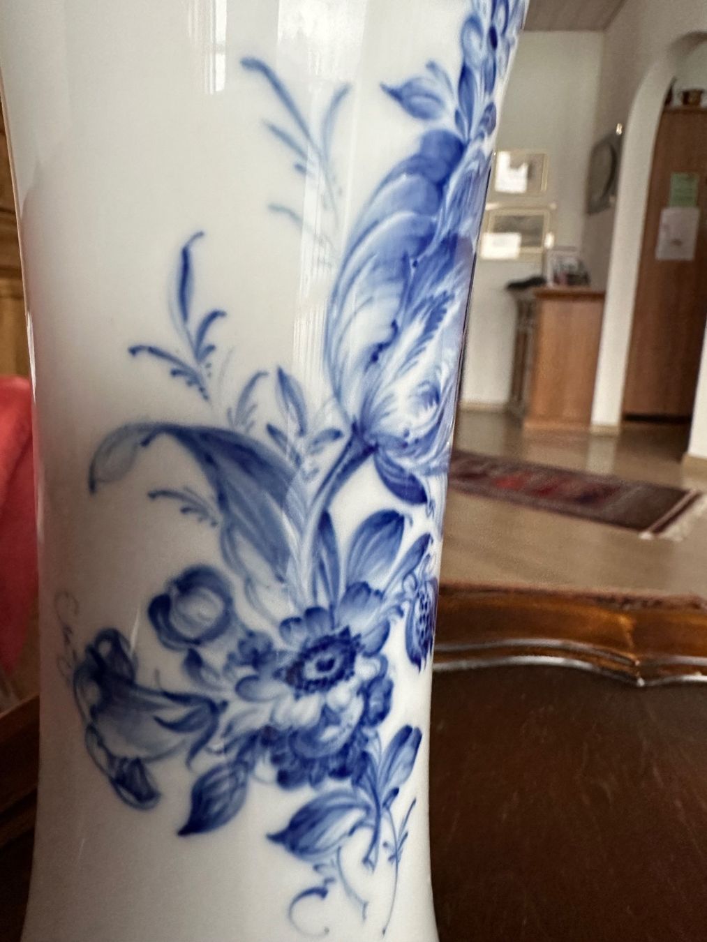 Vasen & Gefässe: Meissen Vase blaue Blume, ca 26 cm – Gebraucht aus Herbriggen von Sehrazade 4