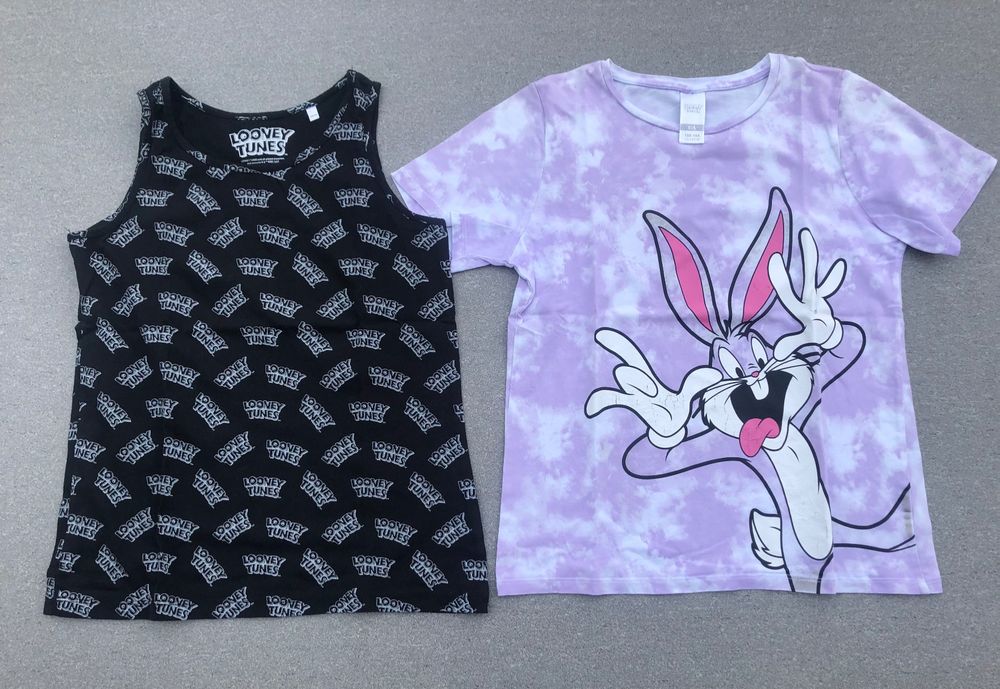 Mädchen T-Shirt - Gr. 158/164 Cm, Einfach, Bequem - Basic Shirt Für Alltag & Freizeit