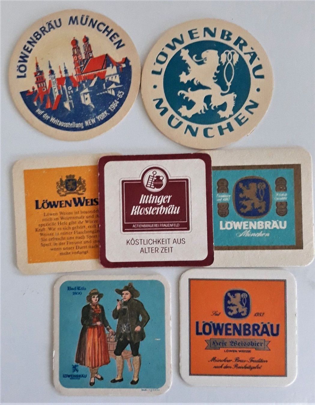 Untersetzer: 7 verschiedene Bierdeckel – Gebraucht aus Horn von Wings0