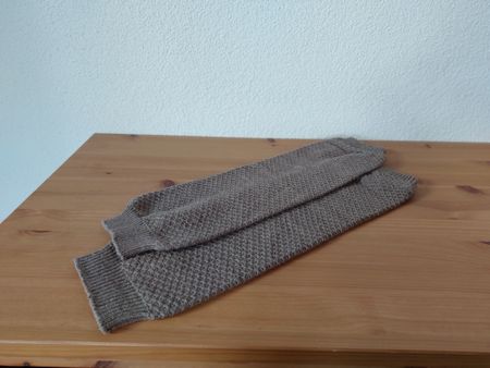 Dunkelbeige Beinstulpen,Top Zustand!