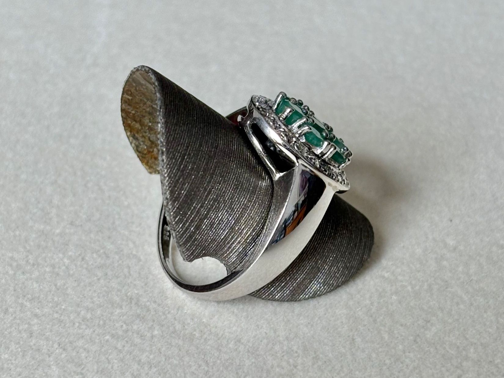 Bagues: Ring Smaragd, Silber 925, Gr. 60, NEU – Neuf (Voir description) à Brugg AG par lau_9rvy 3
