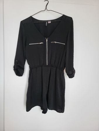 Schwarzer H&M Divided Jumpsuit, Gr 34