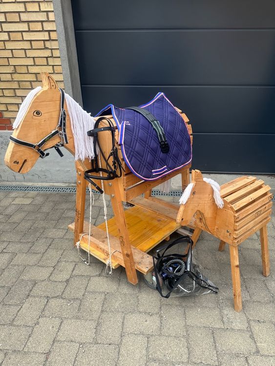 Holzpferd Kinderpferd Garten Kaufen auf Ricardo