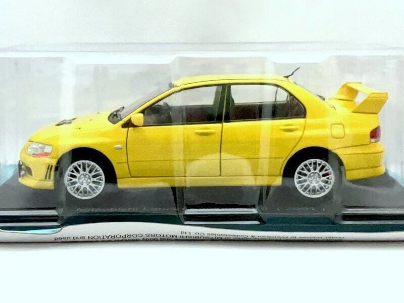 Mitsubishi Modellautos: Mitsubishi Lancer Evolution VII 2001-2004 RHD gelb      1:24 – Neu und originalverpackt aus Gerlafingen von espero88 8