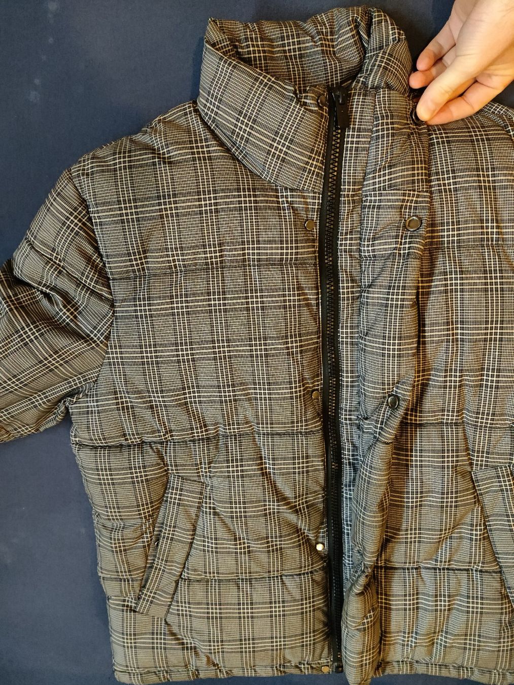H&M Giacche: H&M Herren Winterjacke Gr. M kariert – Usato da Sursee venduto da res_zzn8 3