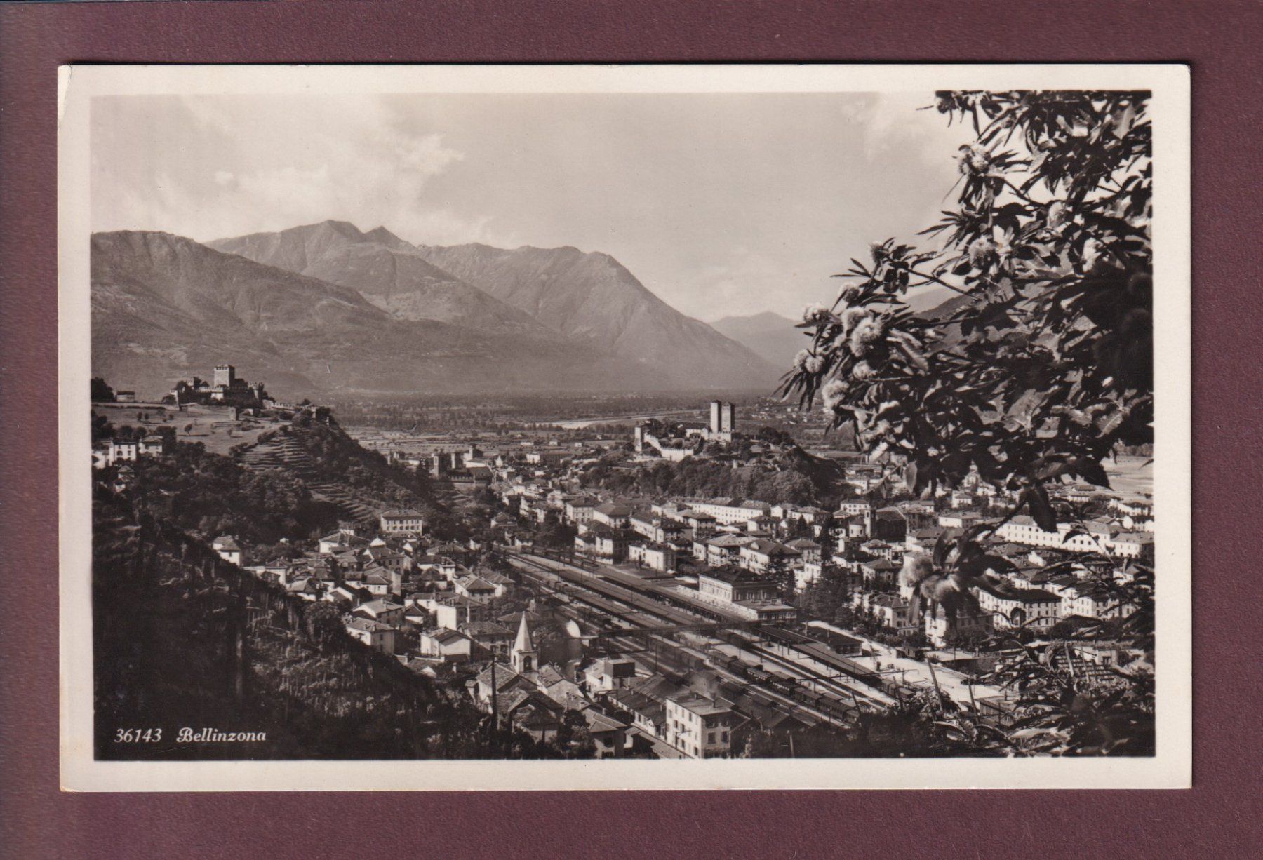 Cartoline postali: BELLINZONA - Stazione - Feldpost – Usato da Pully venduto da nicecards