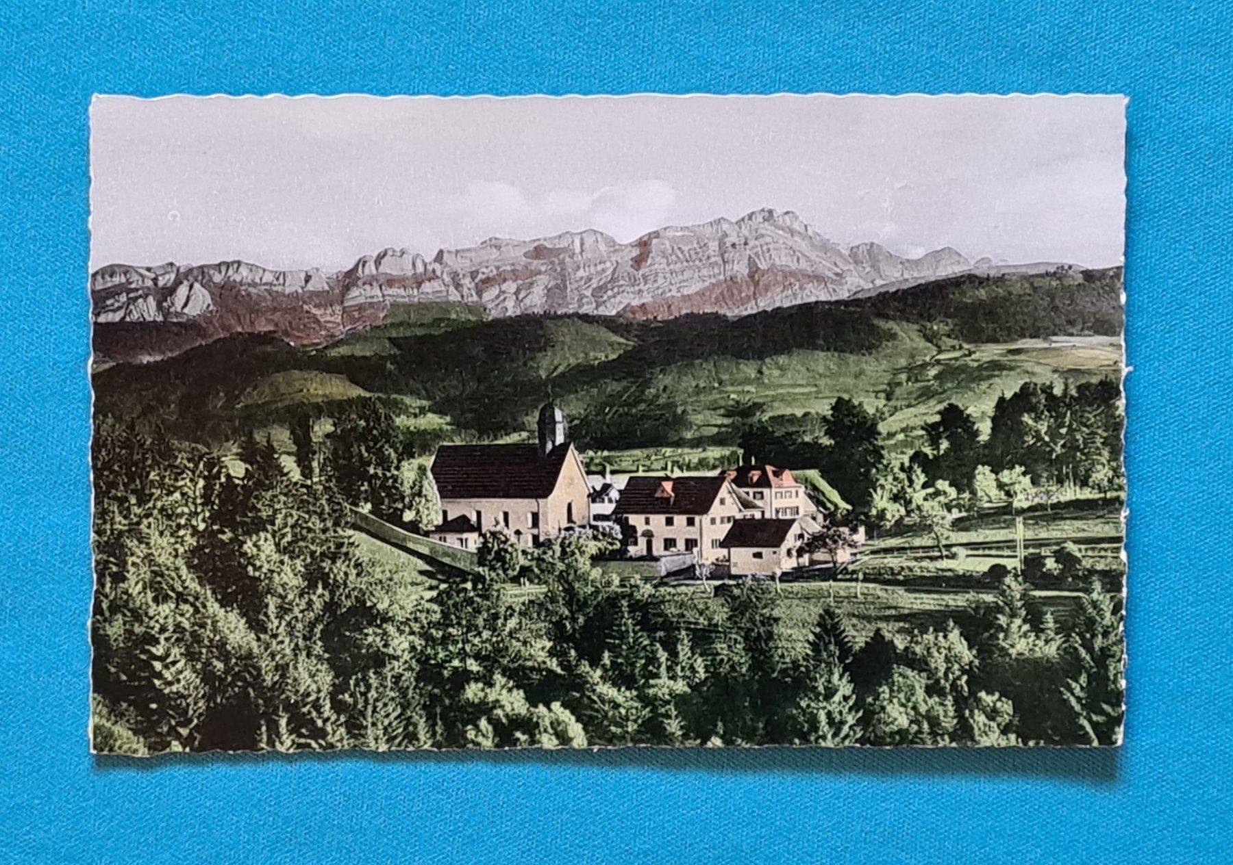 Cartoline postali: Ansichtskarte Frauenkloster Wonnenstein Appenzell – Usato da Saland venduto da V-Tour