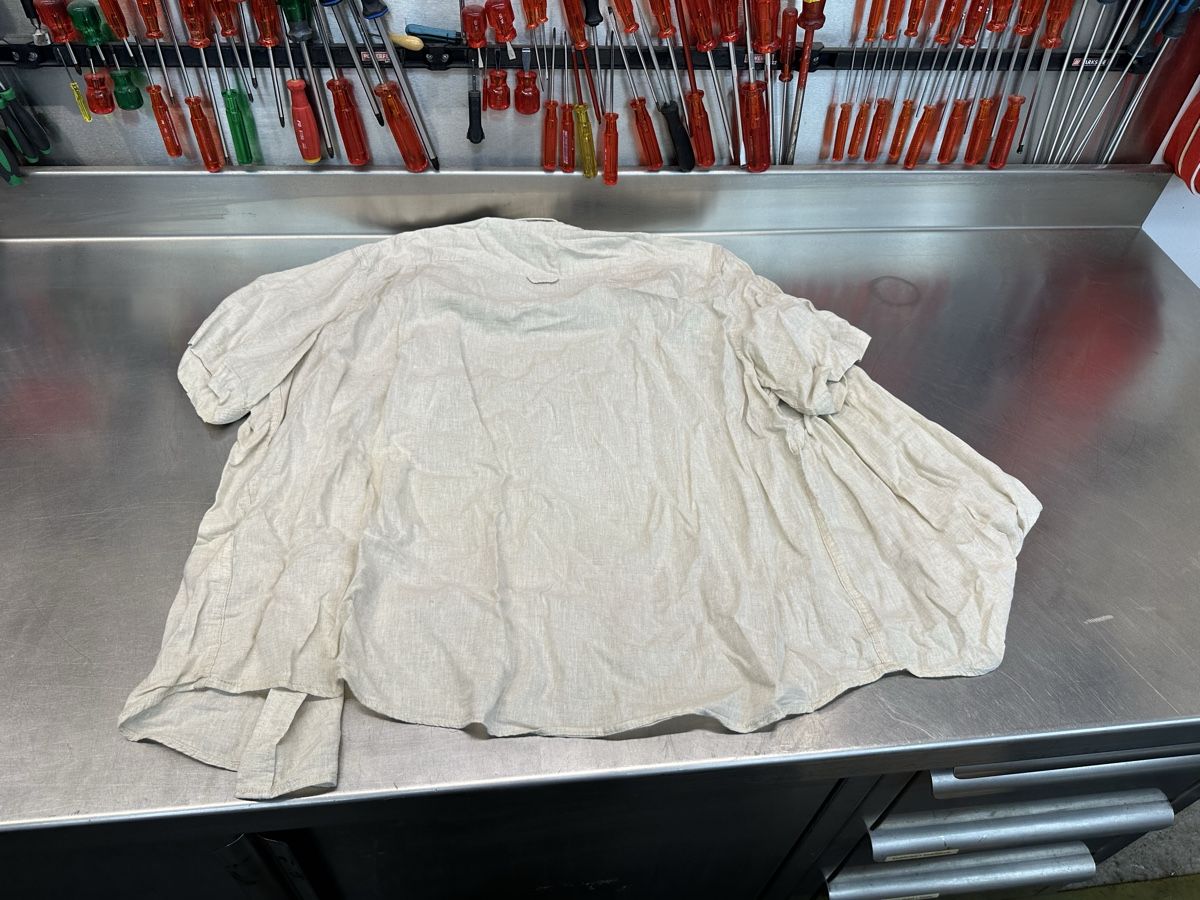 C&A Hemden: Kurzarmhemd C&A Leinenmix beige – Gebraucht aus Schwende von weesli 5