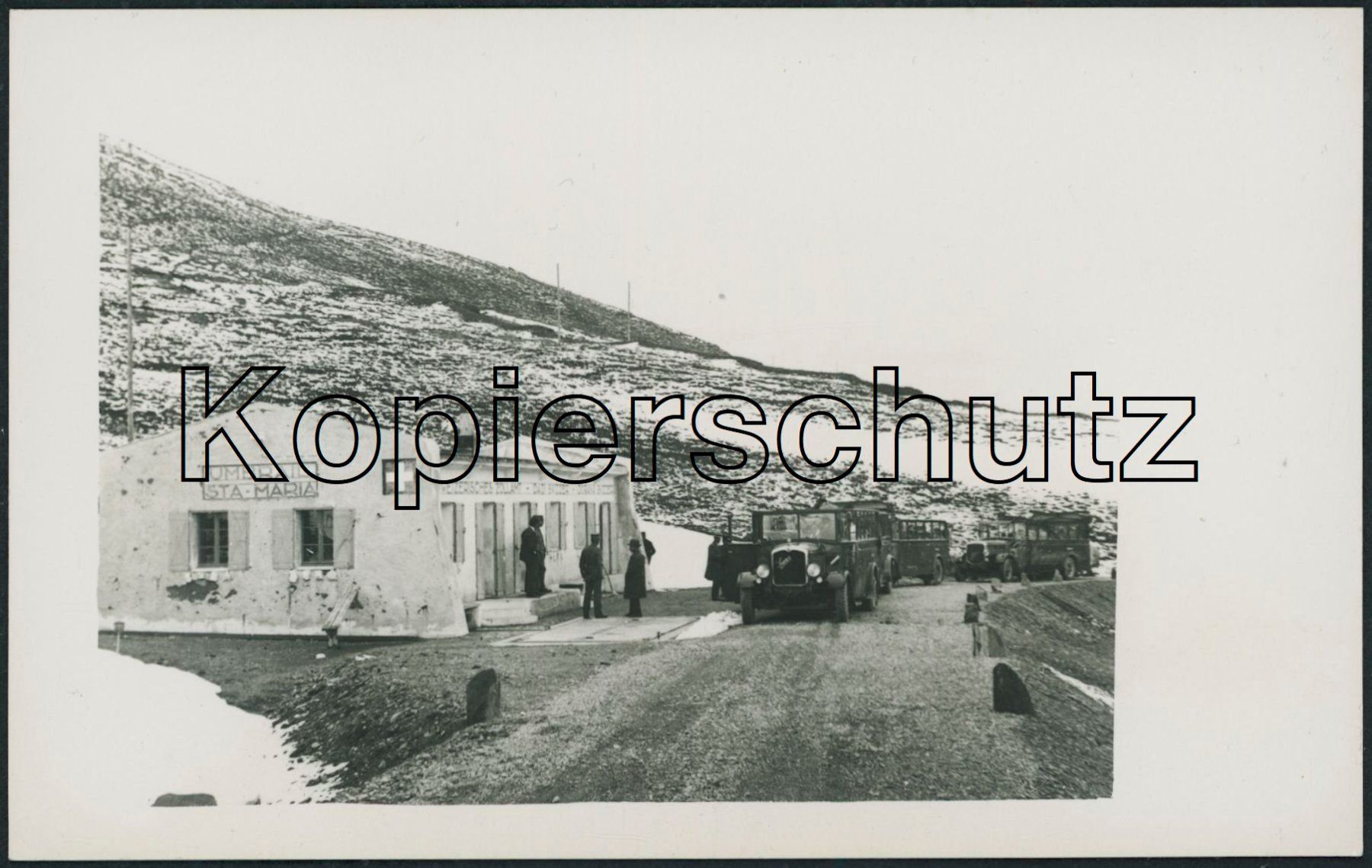 Ansichtskarten: GR Umbrail Pass - Postauto Saurer - Zoll - Sta. Maria – Neu (gemäss Beschreibung) aus Schindellegi von leecollect
