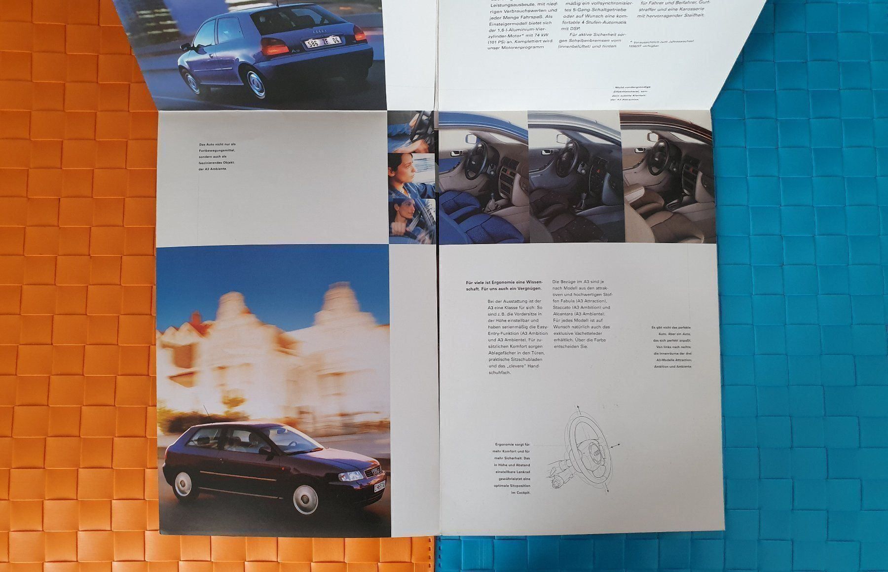 Foto & Immagini: AUDI A3 1996 - Prospekt / Poster – Usato da Viganello venduto da CARLiteratur 1