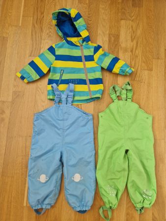 Regenjacke mit Regenhosen/ Grösse 86-92/ Herbst/ Frühling