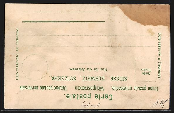 Cartoline postali: Litho St. Gallen, Eidgen. Schützenfest  – Usato da Berlin venduto da bartko-reher 1