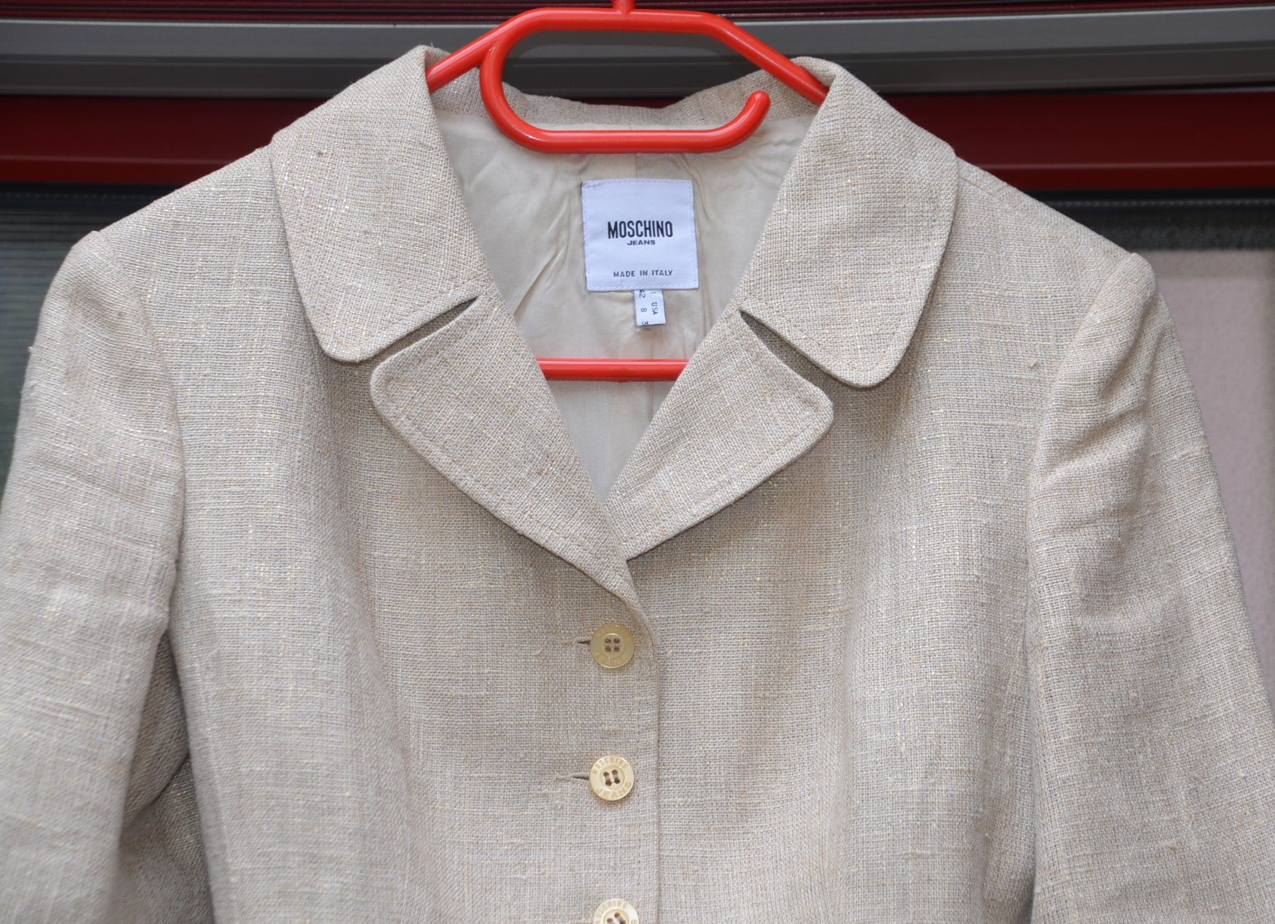 Moschino Giacche: Moschino Blazer / veste  Flachs / lin .M – Usato da Collonges venduto da arashee 1