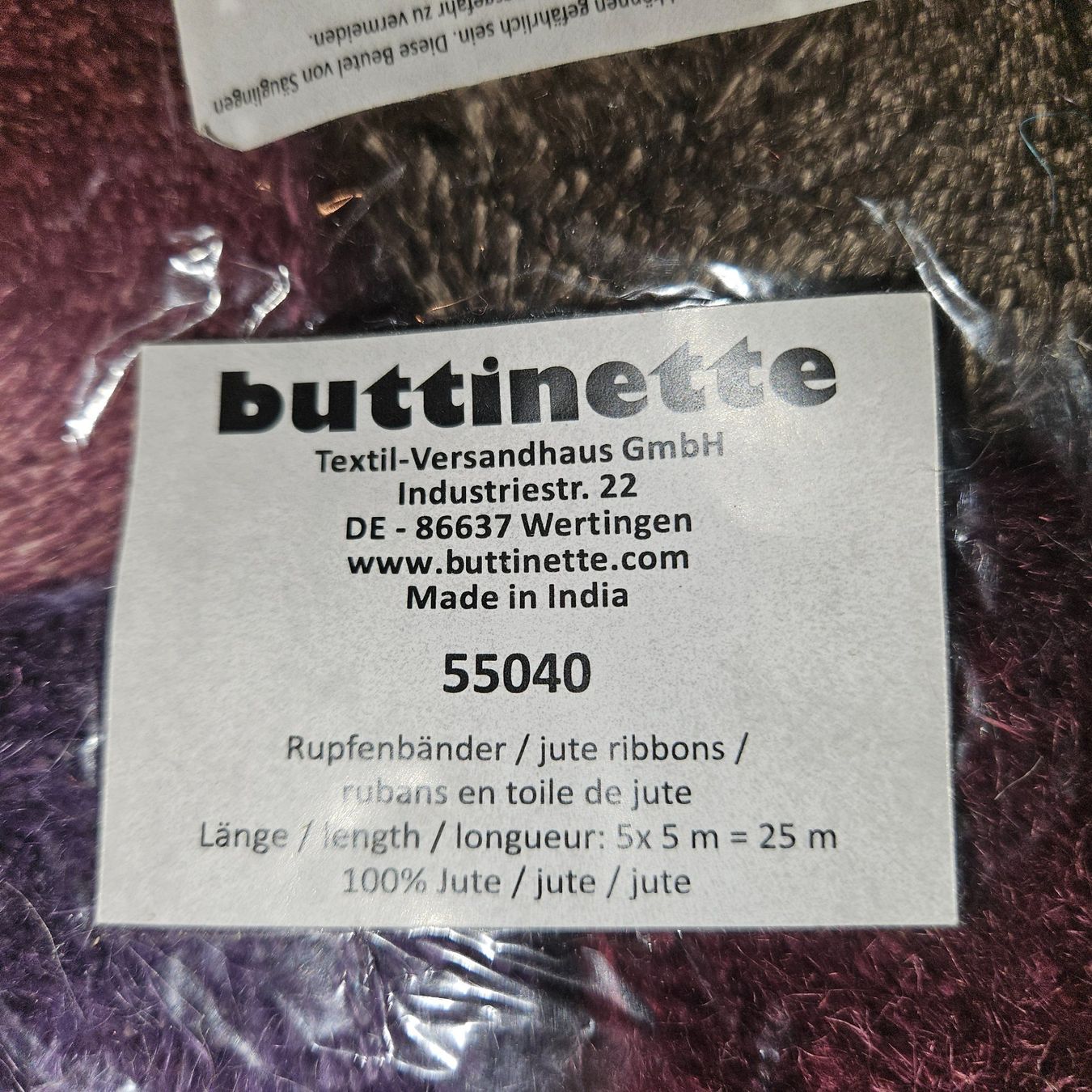 Nastri decorativi: Jute / Rupfen Bänder 19 Rollen – Nuovo (secondo la descrizione) da Reichenbach i. K. venduto da ANiZu83 2