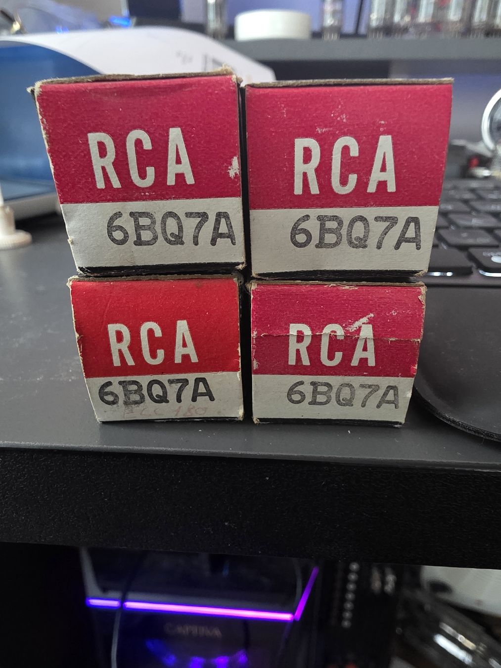 Componenti elettronici: Röhren ECC180 6BQ7A 6BZ7 Doppeltrioden – Nuovo e nell'imballaggio originale da Grosswangen venduto da Bitubo
