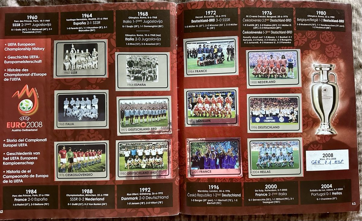 Panini Albums: Panini Euro 2008 – D'occasion à Duebendorf par 69R81y 6