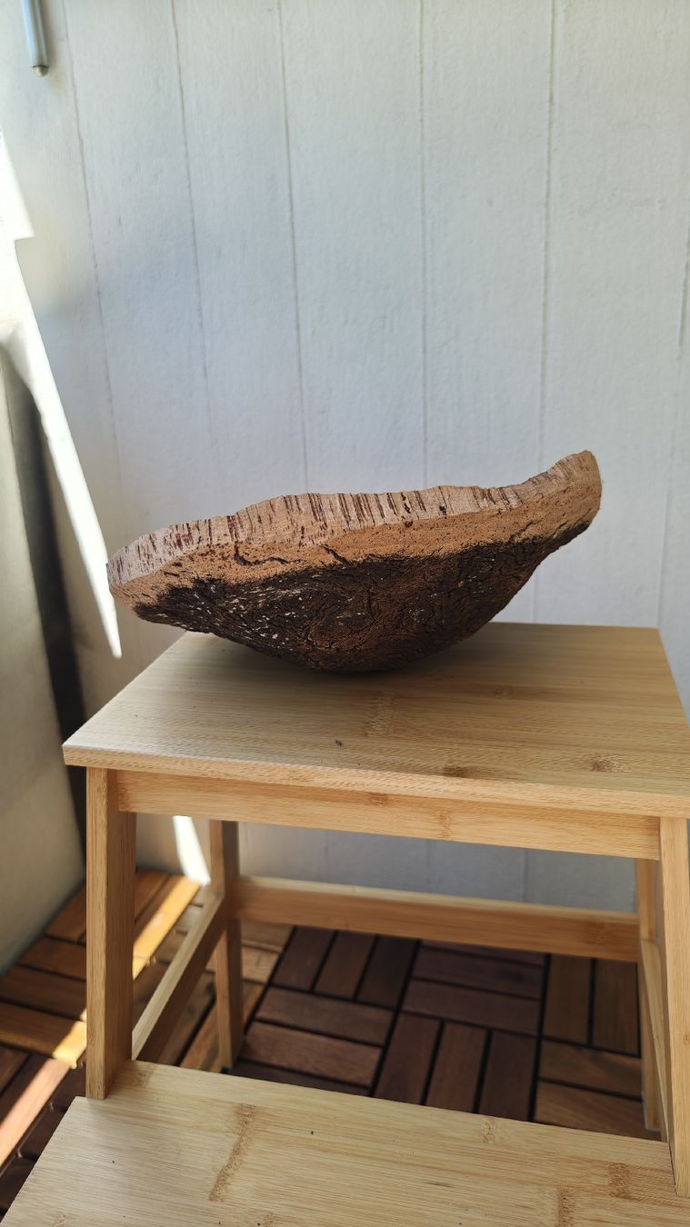 Toutes les décorations: Natural Cork Bark Bowl Decorative Object Handmade Unique – Neuf avec emballage d'origine à Zürich par Mgaiovitoria 1