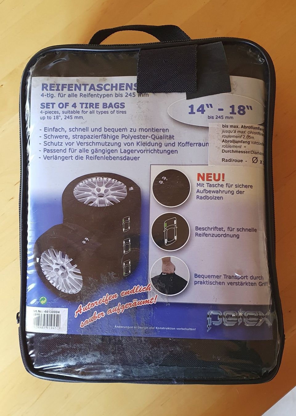 Pneus & Kompletträder: Reifentaschenset – Neu und originalverpackt aus Wattwil von Dato1