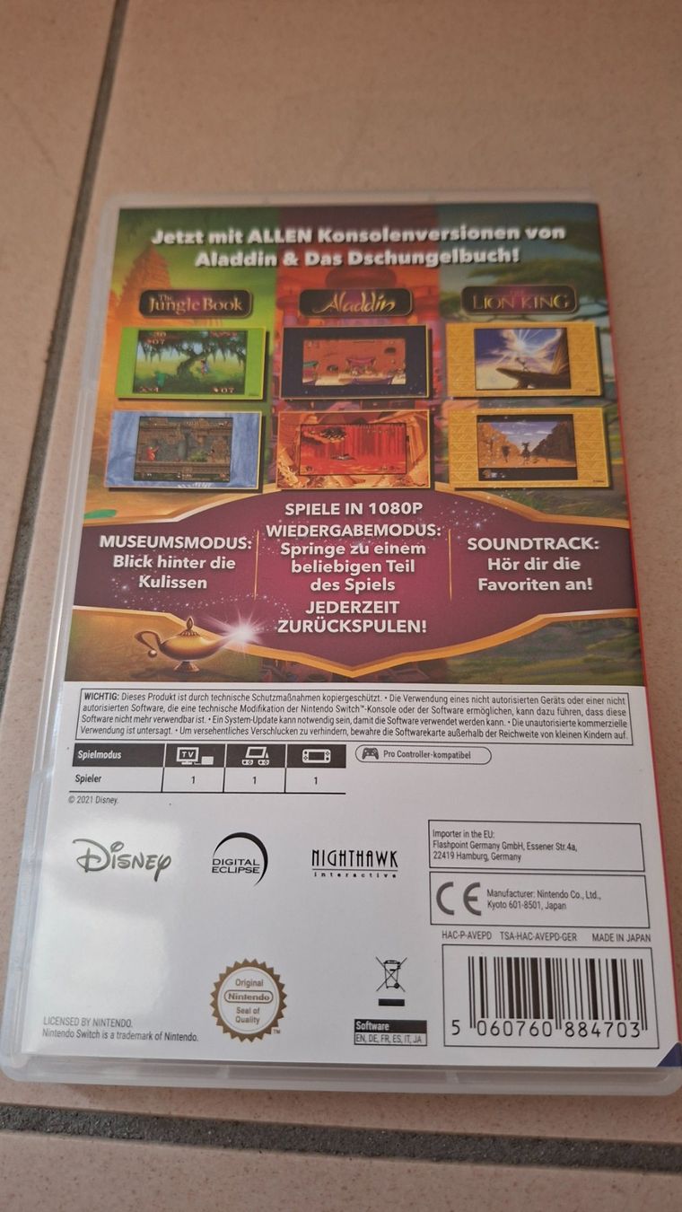 Nintendo Spiele: Videogioco Disney Classic Collection - Nintendo Switch – Gebraucht aus Genestrerio von mor_fnw8 3