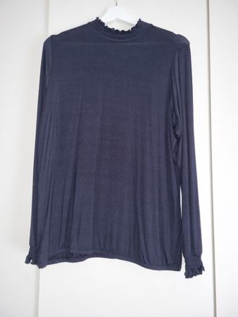 Viscose Shirt dunkelblau Gr. 44/46