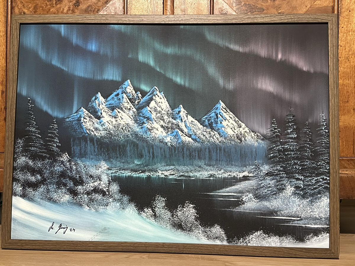 Tableaux: Polarlichter Gemälde – D'occasion à Luzern par Fabian_Ni 1