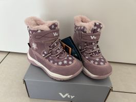 Stiefel Vty lila Grösse 25 Schneeflocken neu mit Etikett