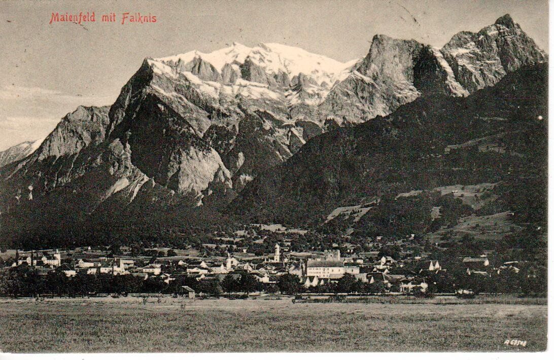 Cartoline postali: Maienfeld 1911 – Usato da Wolhusen venduto da Curver9