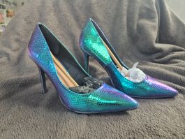 Glitzernde High Heels Grösse 40