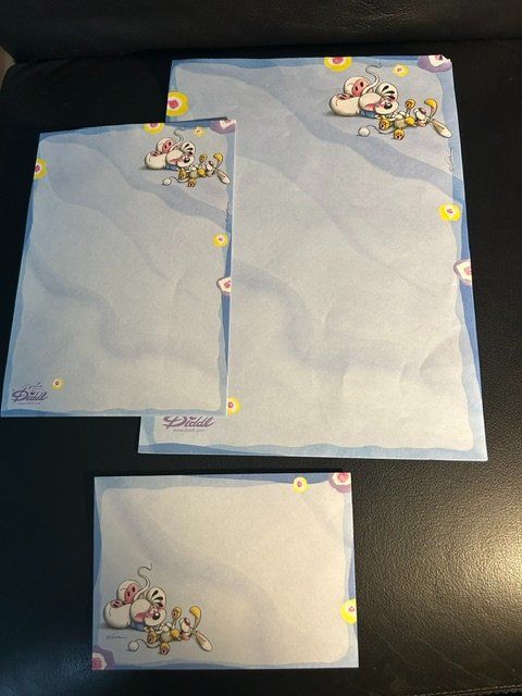 Papiere: Diddl  Briefpapier Set 8 – Gebraucht aus Kloten von Monkell