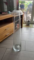 Glasvase hoch transparent