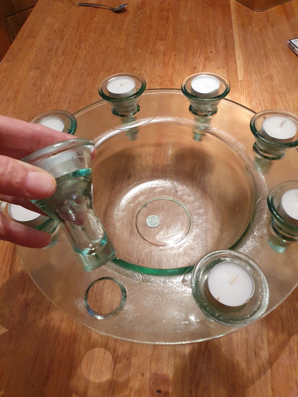 Kerzenständer: Glas Kerzenhalter, Teelichter – Neu (gemäss Beschreibung) aus Baden von Hilda7 3