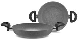 Livestone - Wok 2H - 28cm - Grau
